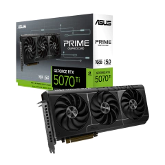 Livestore Online Placa de Vídeo GeForce RTX 5070 Ti Prime Asus, 16GB GDDR7, 256-bit, DLSS 4, Reflex 2, Full Ray Tracing, IA, PCIe 5.0, HDMI, DP - PRIME-RTX5070TI-16G image