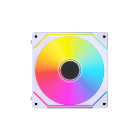 Fan para Gabinete Lian Li SL-INF 120, Branco, RGB, 120mm, UNI FAN, Reverse Blade - UF-RSLIN120-1W