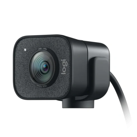 Webcam Logitech StreamCam Plus, Full HD 1080p 60fps, Auto-foco, Campo de Visão 78°, USB-C, Microfones Integrados, Suporte e Tripé Incluídos
