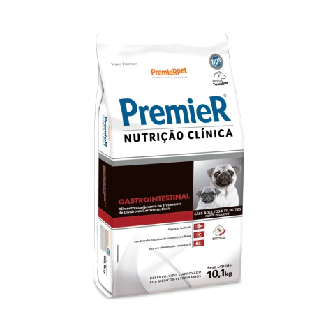 PREMIER N CLINICA CÃES GASTROINTESTINAL PEQ.PORTE 10KG