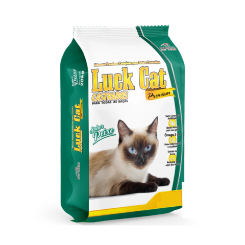LUCK CAT PEIXE PREMIUM 20KG