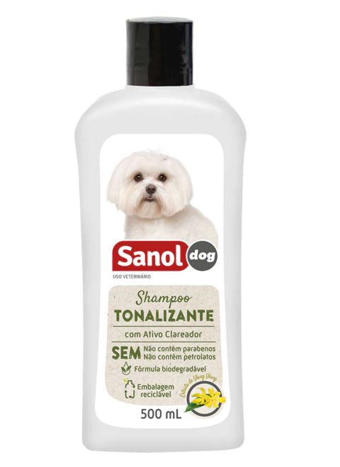 SHAMPOO SANOL DOG TONALIZANTE 500ML