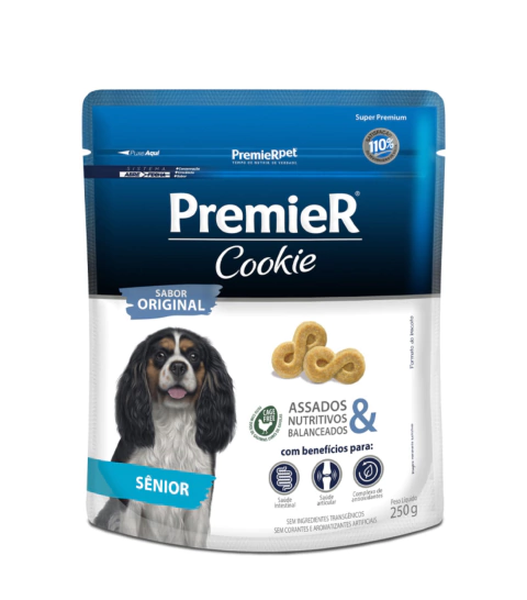 PREMIER COOKIE CAES ADULTO SENIOR 250G