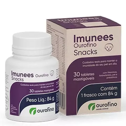 IMUNEES OUROFINO SNACKS 30TABS