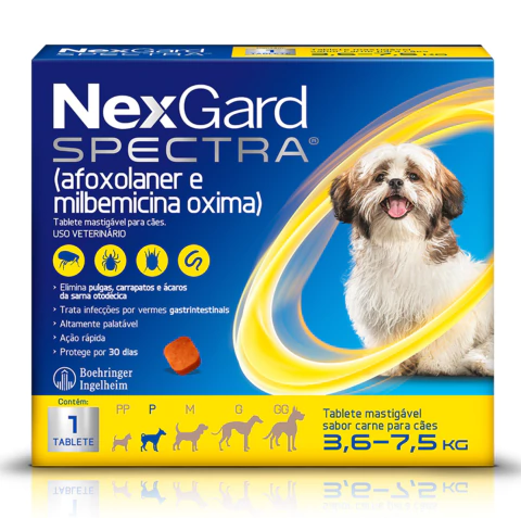 NEXGARD SPECTRA P 3,6 - 7,5KG - comprar online