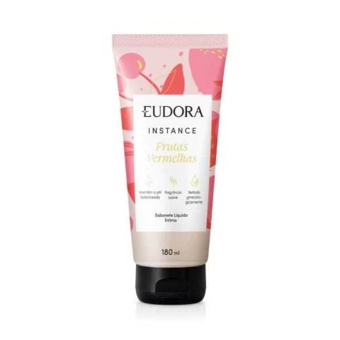 Sabonete Líquido Íntimo Eudora Instance Frutas Vermelhas – 180ml