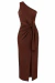 Vestido Midi Um Ombro Só Katia - JJ Modas