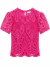 Blusa Renda Pink Flavia
