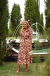 Conjunto Holly Midi Floral em Crepe - loja online