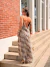 Vestido Onça Midi Marrom - comprar online