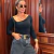 Blusa Preta Ribana Mary - comprar online