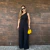 Conjunto Cropped e Calça Preto - comprar online