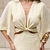 Vestido Midi Amarração Amarelo na internet