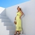 Vestido Midi Amarelo em Linho na internet