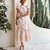 Vestido Midi Floral com Cinto Ana - loja online