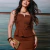 Conjunto Regata Peplum Marrom e Saia - JJ Modas