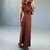 Vestido Midi Marrom Pamela - JJ modas