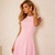 Vestido Midi Rosa Candy - JJ modas