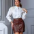 Camisa tricoline com perolas - loja online