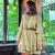 Vestido Boho Pistache