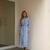 Conjunto Cropped e Amarração com Saia Midi Azul na internet