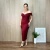 Vestido Midi Marsala - comprar online