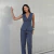 Conjunto Alfaiataria Blusa e Calça Cinza na internet