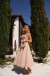 Vestido Magnolia Midi em Linho Misto Bordado Bege - loja online