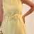 Vestido Curto Amarelo com Cinto laço - JJ Modas