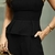 Conjunto Regata Peplum Preta e Calça - JJ Modas