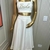 Conjunto Midi Com Bordado "Bride" Pre-Wedding Off-White na internet