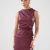 Blusa Couro Eco Marsala