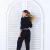 Conjunto Preto Casaquinho e Calça Leticia - loja online