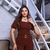Conjunto Marrom Cropped e Calça Lara - JJ Modas