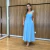 Vestido Azul Midi Iara - comprar online