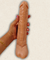 PRÓTESE REALÍSTICA COM VIBRADOR INTERNO 27x5CM - EZILI TOYS - Ezili