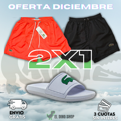 2x1 MALLA LACOSTE IMPORTADA + OJOTA LACOSTE DE REGALO