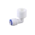 Conector Cotovelo 3/8" Rosca x Engate Rápido p/ Mangueira de 1/4"