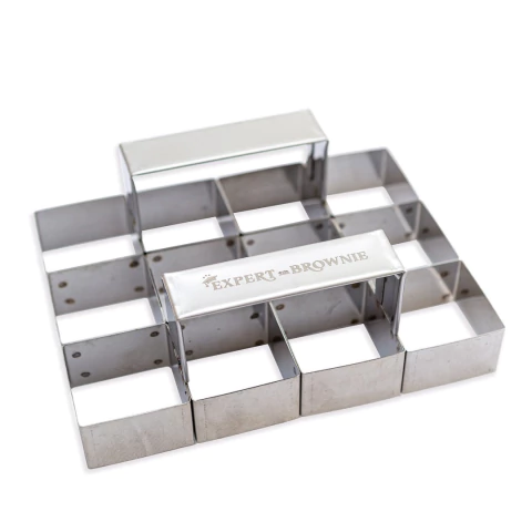 Aro Cortador De Brownie 12 cav 5x5x3cm