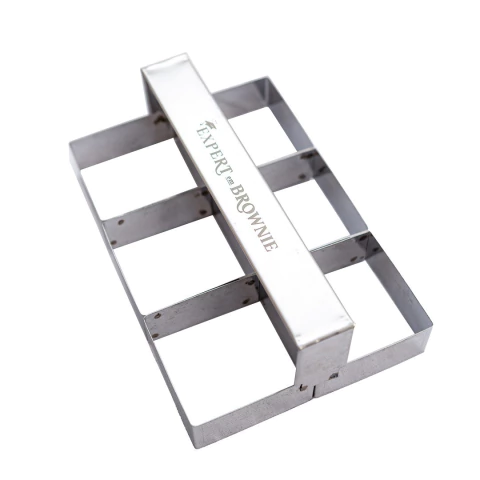 Aro Cortador De Brownie 6 cav 7x7x3cm