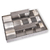 Aro Cortador De Brownie 12 cav 6x6x3cm na internet