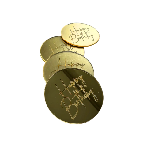 Topo de bolo - kit 4 medalhas - comprar online