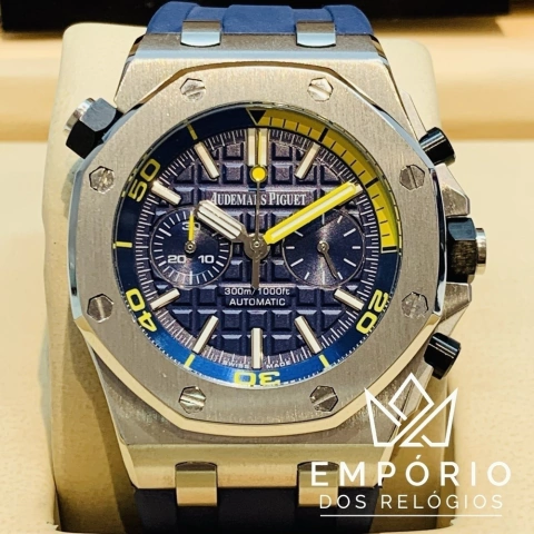 Audemars Piguet Royal Oak Offshore Diver Chronograph Azul e Amarelo