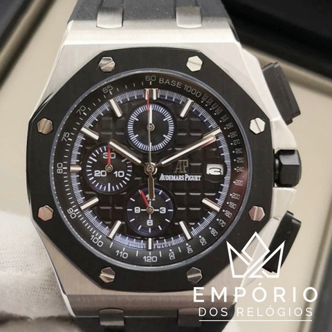 Audemars Piguet Royal Oak Offshore Chronograph Preto e Aço