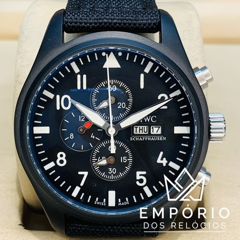 IWC Pilots Watch Chronograph Top Gun Day Date