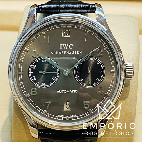 IWC Portugieser Chronograph Automático Cinza