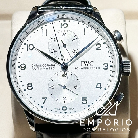 IWC Portugieser Chronograph Automático Prata - comprar online