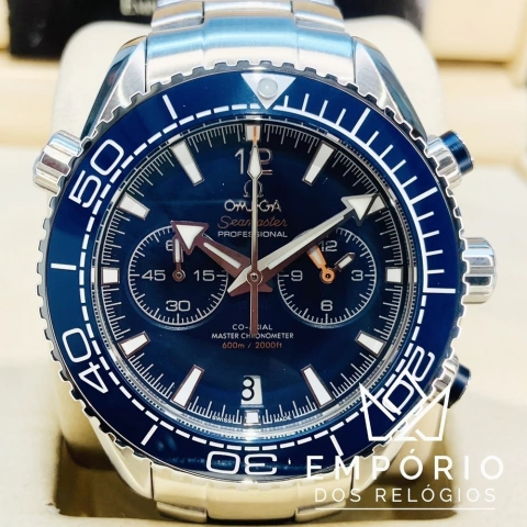 Omega Seamaster Planet Ocean Chronograph Azul
