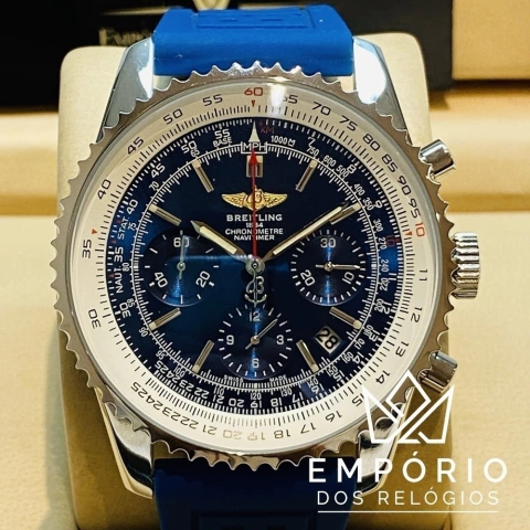 Breitling Navitimer Chronograph Azul Borracha