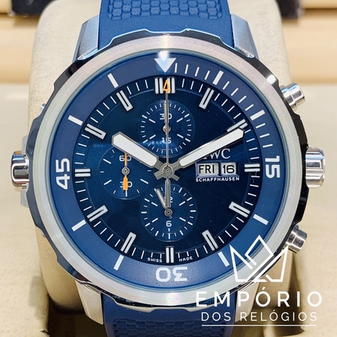 IWC Aquatimer Chronograph Azul Day-Date